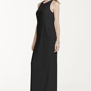 David’s Bridal Open Back dress