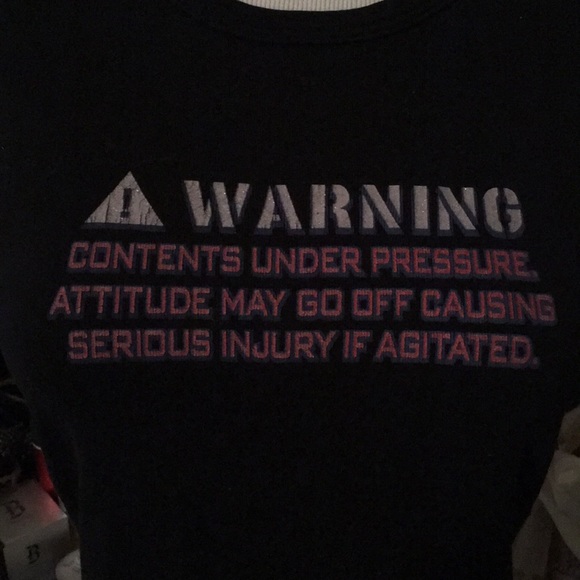 BLACK TEE SHIRT WITH GRAPHIC WRITING SZ L FANG 💀 - Picture 2 of 5