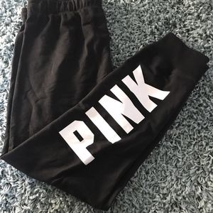 victoria secret pink joggers LARGE