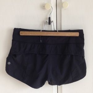 Lululemon Speed Up Short Black Size 4