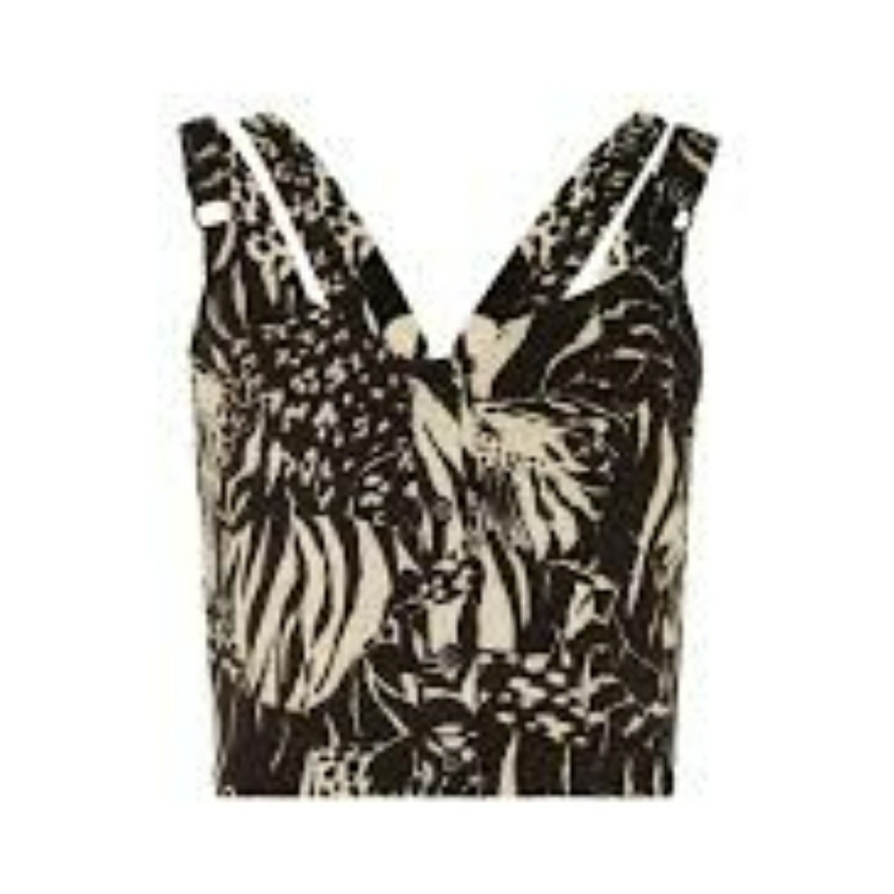 TOPSHOP – Tiger Print Crop Top new size 12