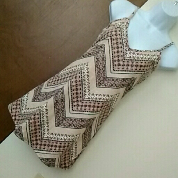 Spaghetti Strap Chevron Tunic (medium) - Picture 1 of 5