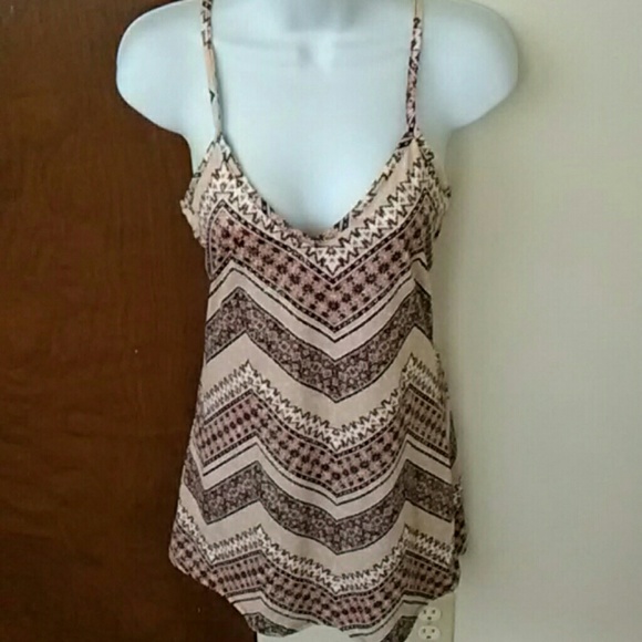 Spaghetti Strap Chevron Tunic (medium) - Picture 2 of 5