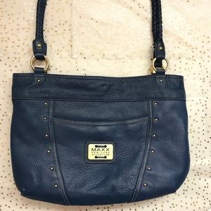 Maxx New York Signature Pebble Leather Purse