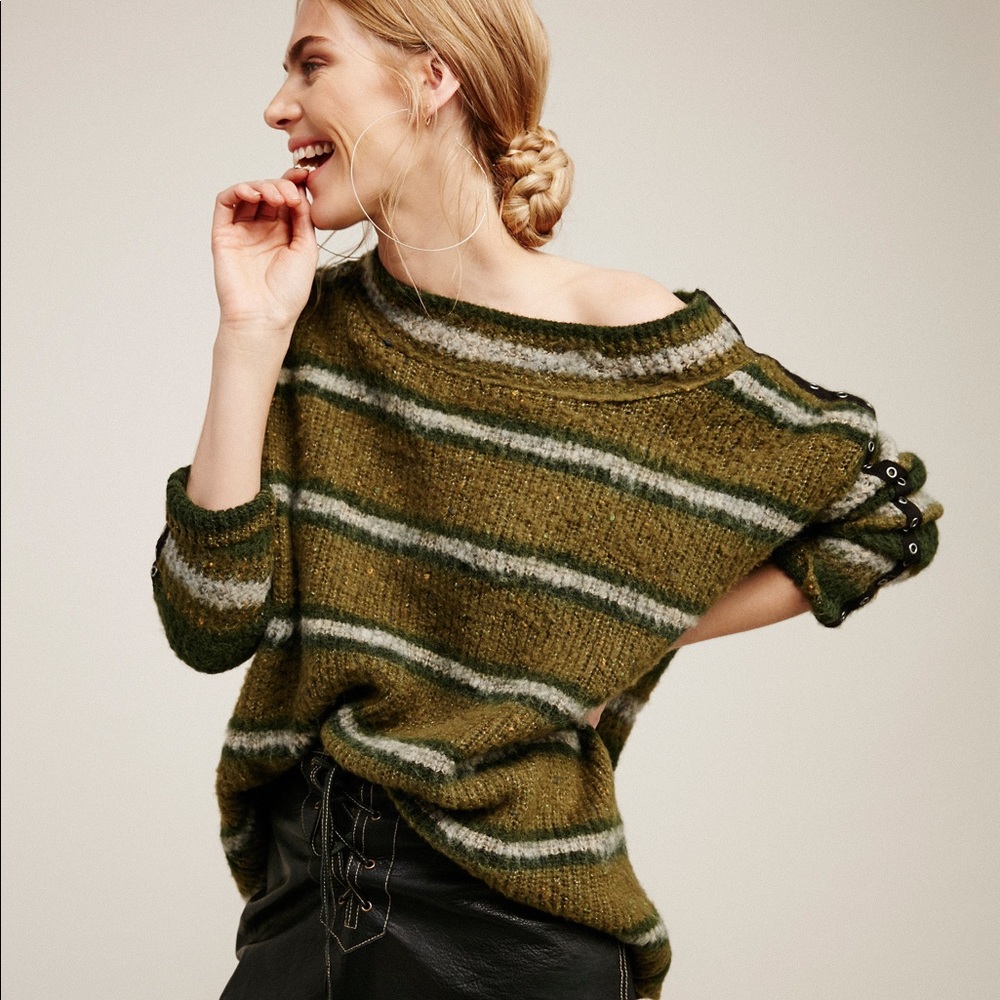 Free People Sid Stripe Sweater