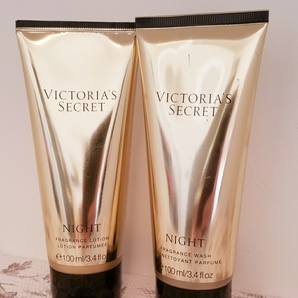 Victoria's Secret Night body lotion and wash