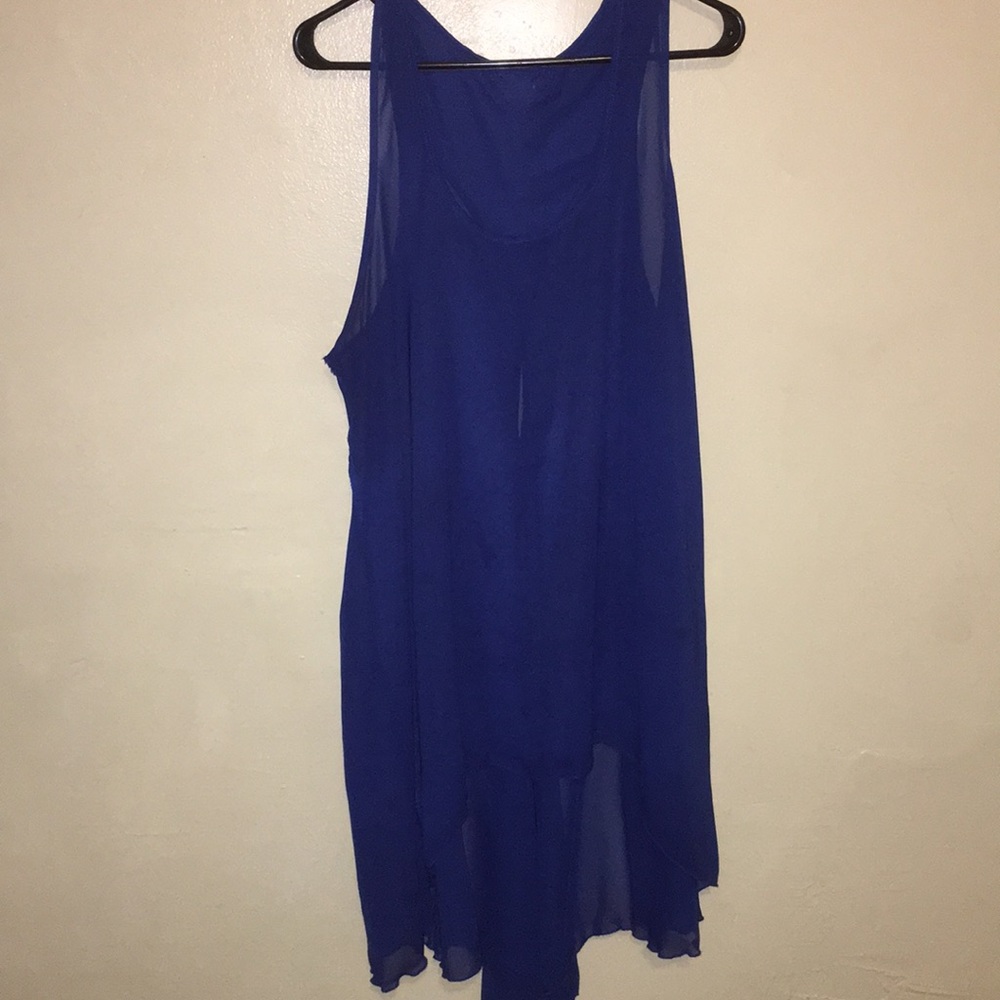 Blue looong blouse