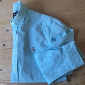 Light Blue Ralph Lauren Slim Fit Stretch Oxford M