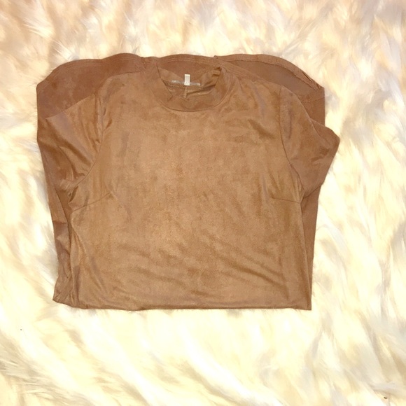Charlotte Russe Dresses & Skirts - Brown suede dress Charlotte Russe Dresses & Skirts - Brown suede dress