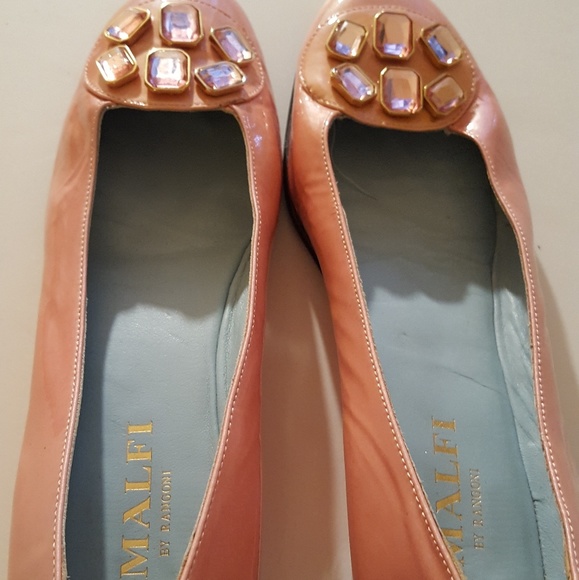 PINK BLINGED FLATS 7.5 - Picture 2 of 4