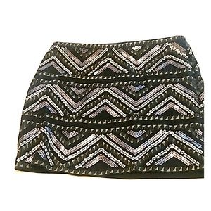 Sequined Mini skirt