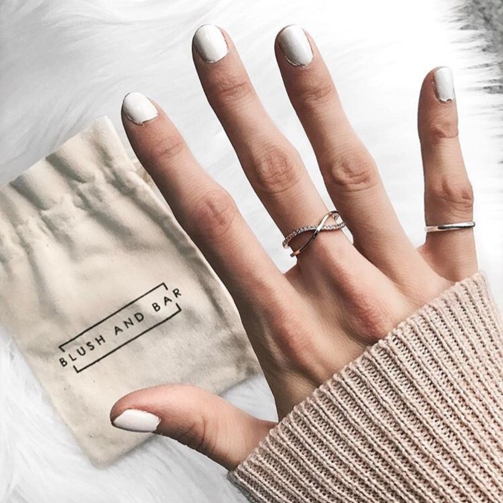 Nadia gold x ring