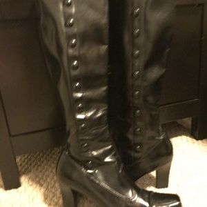 Franco starto leather boots size 9 1/2..