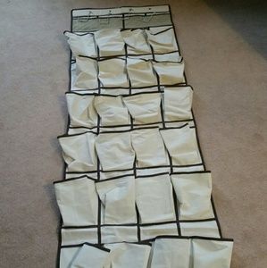 Cloth over the door shoe organizer