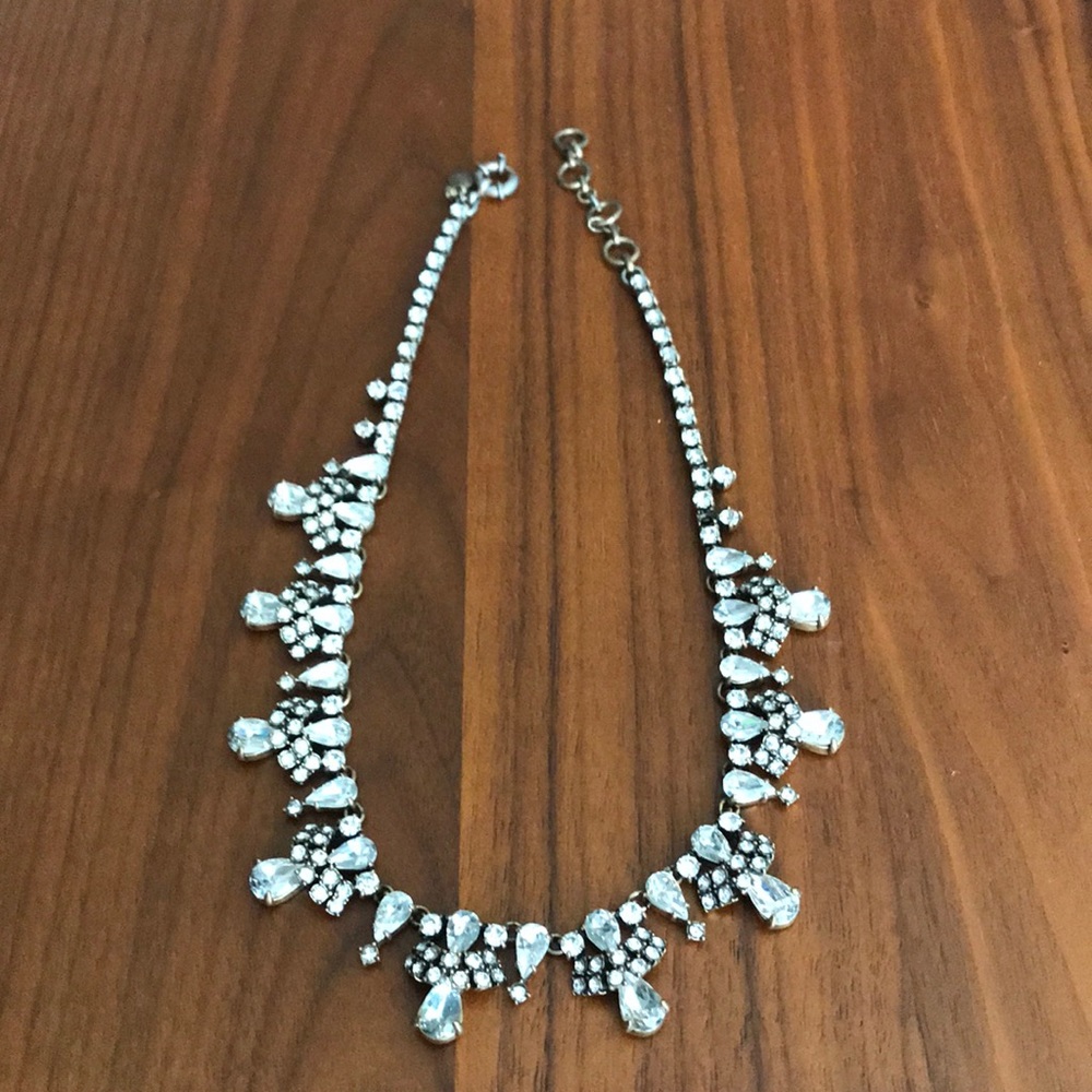 J crew crystal necklace