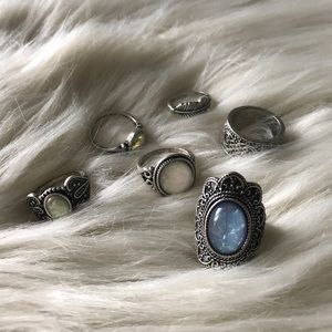 Boho 6 Piece Ring Set✨