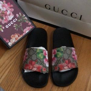 GG Blooms Supreme slide sandal