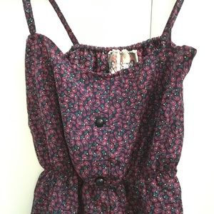 Flower/ Floral Tunic Top