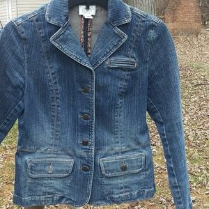 LOFT Denim Blazer