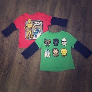 Bundle -Toddler Long Sleeve T- Shirts