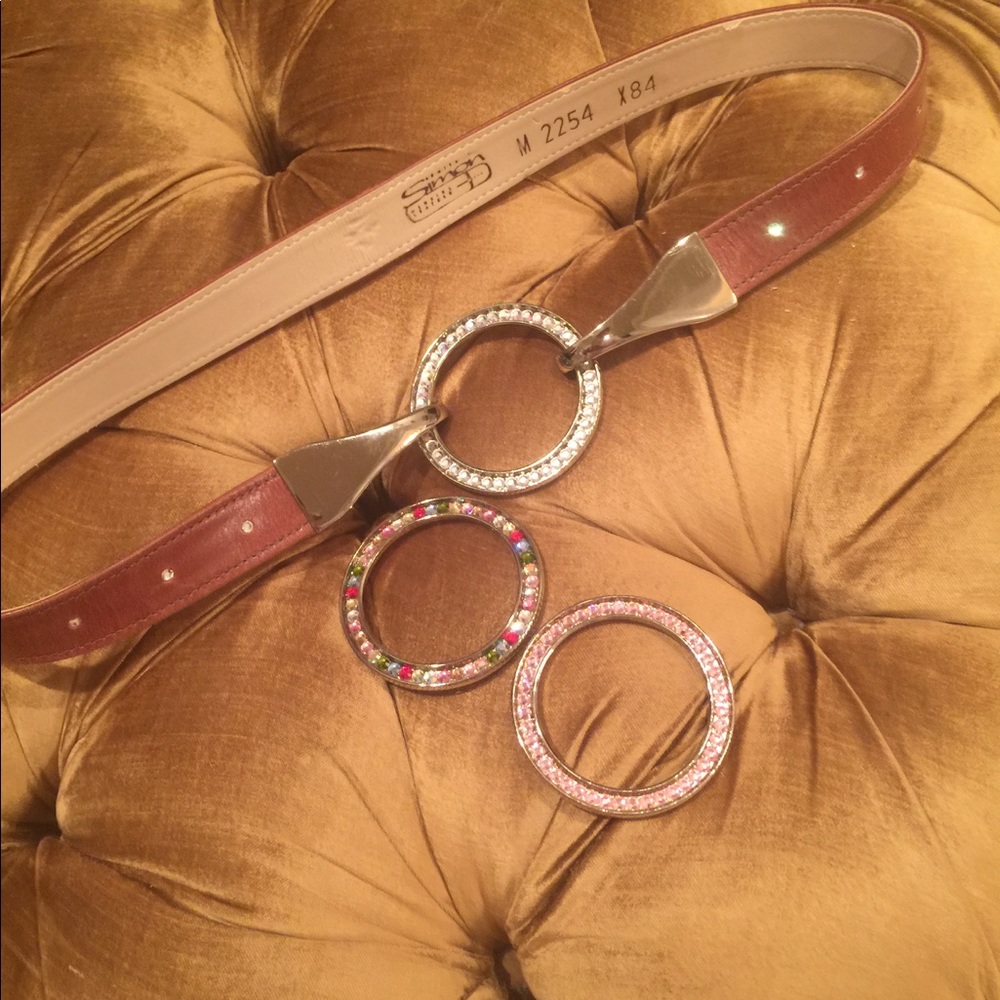 BB SIMON Swarovski crystal belt.