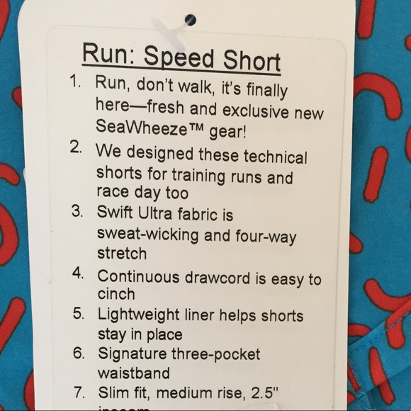 NWT ZSER LULULEMON SPEED SHORT -- Size 2 - Picture 3 of 5