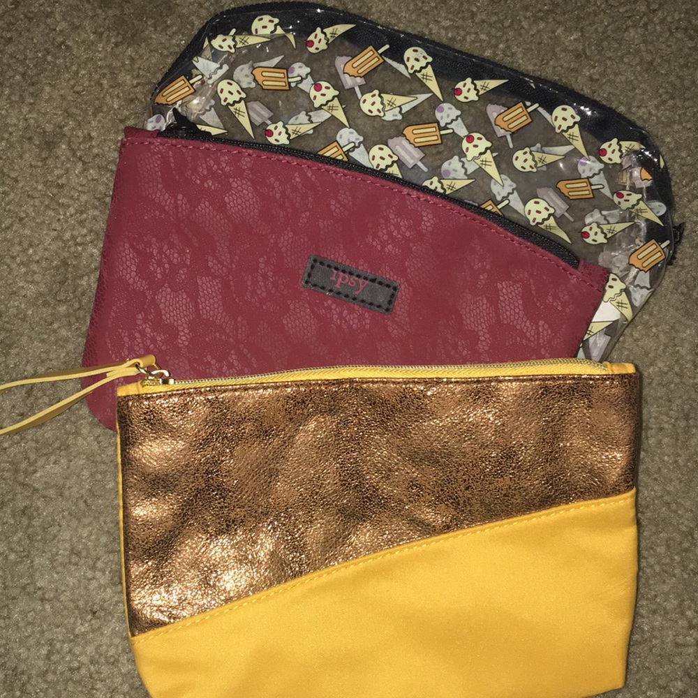 Ipsy makeup bag collection