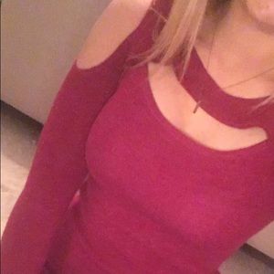 Cutout sweater