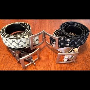 4 New vintage Krew Kr3w Skateboarding cloth belts