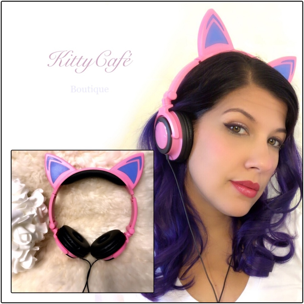 Light Up Cat Headphones
