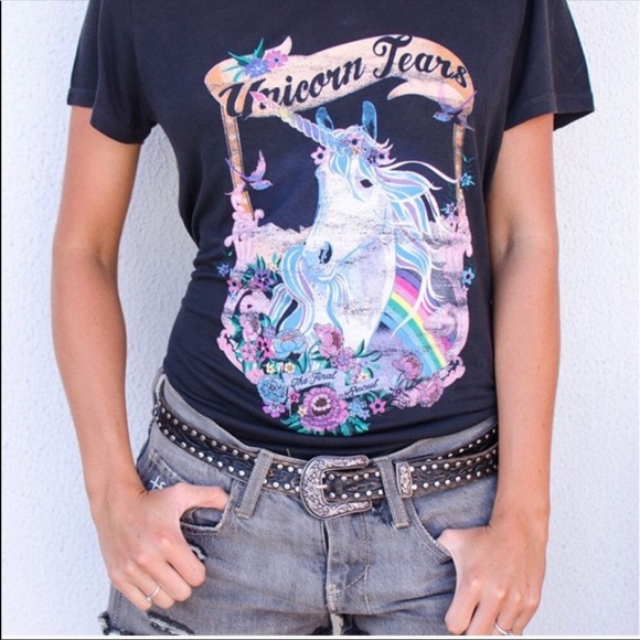 Spell Tops - NWT Spell and the Gypsy Unicorn Tears Tee