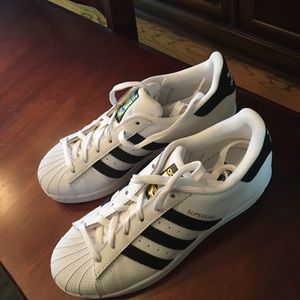 Adidas Superstars (white and black)