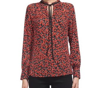 Whistles Cherry Print Blouse
