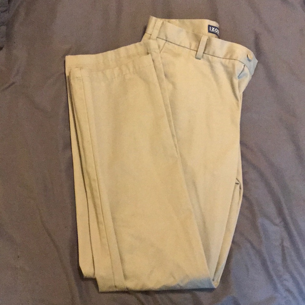 IZOD dress Khaki pants size 32 x 34