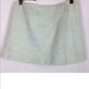 Vntg w Tags Esprit Wool Wrap Mini Skirt Sz 9/10