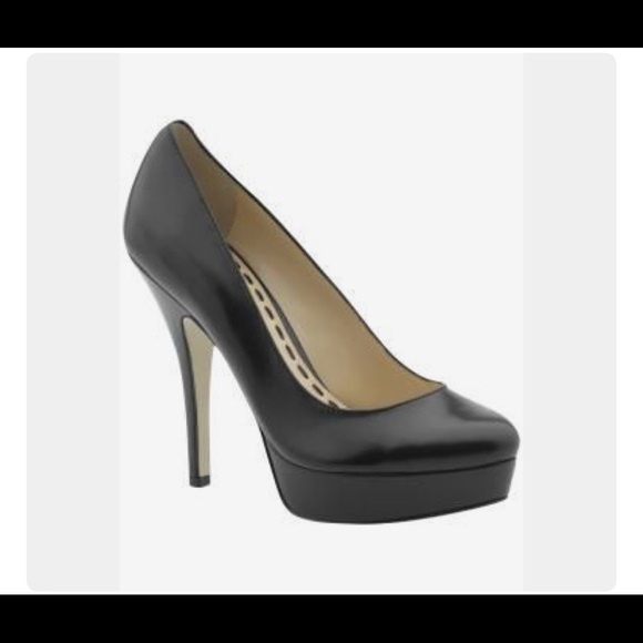 Enzo Angiolini Women Enzo Angiolini Black Leather Platform Heels