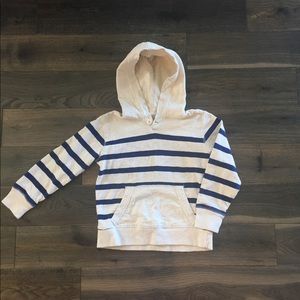 GapKids boys striped slub hoodie, size small