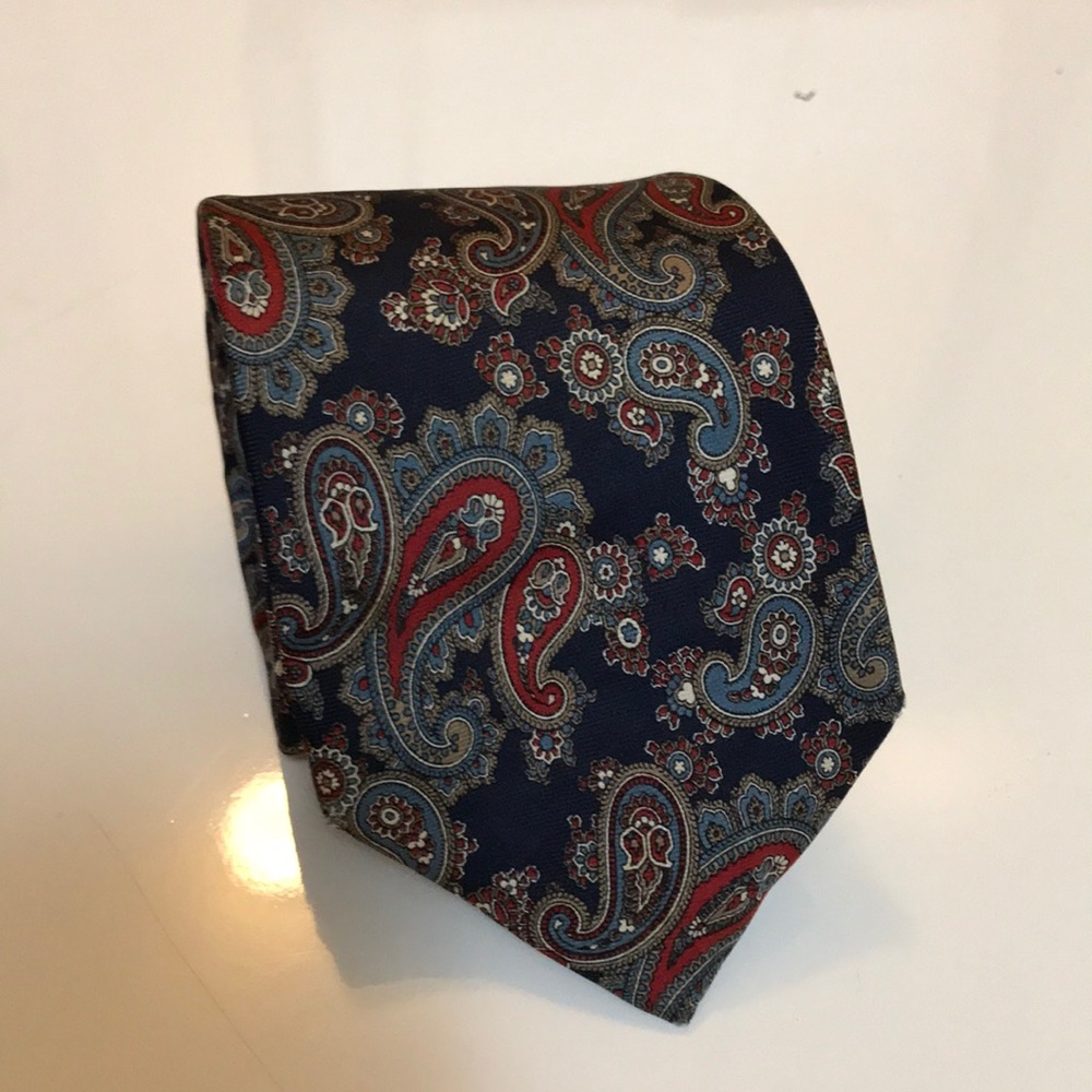 Vintage Christian Dior silk tie paisley