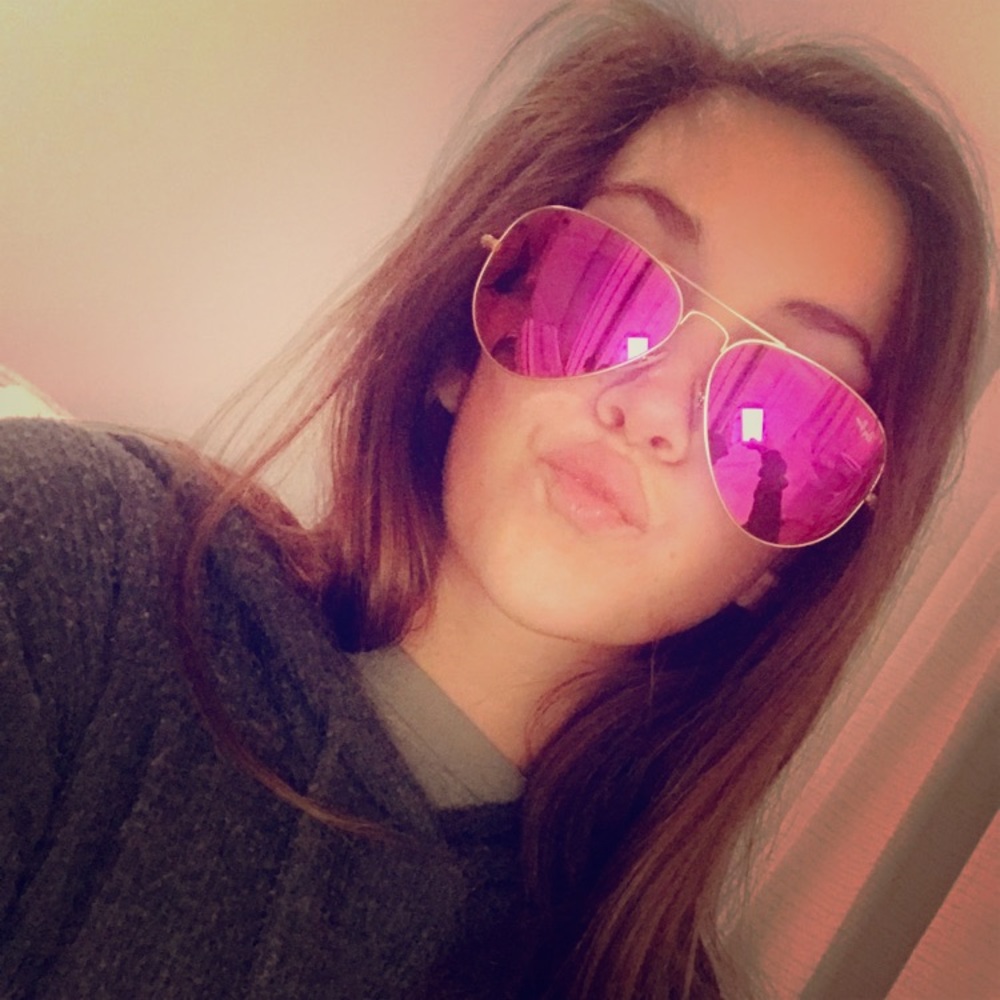 pink raybans