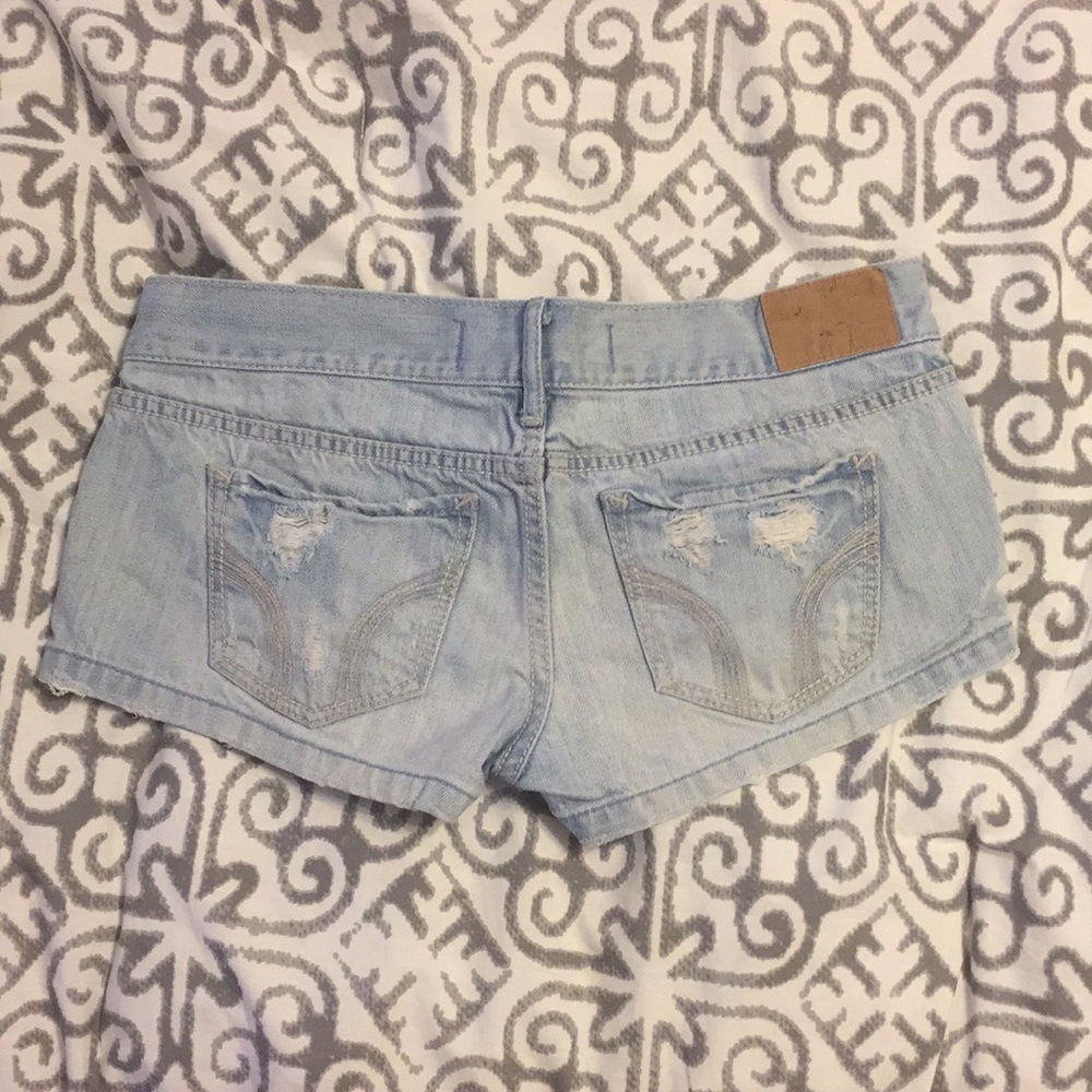 Distressed Hollister shorts