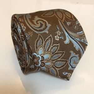 New Geoff Nicholson paisley silk tie Italy