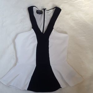 BEBE Peplum Top