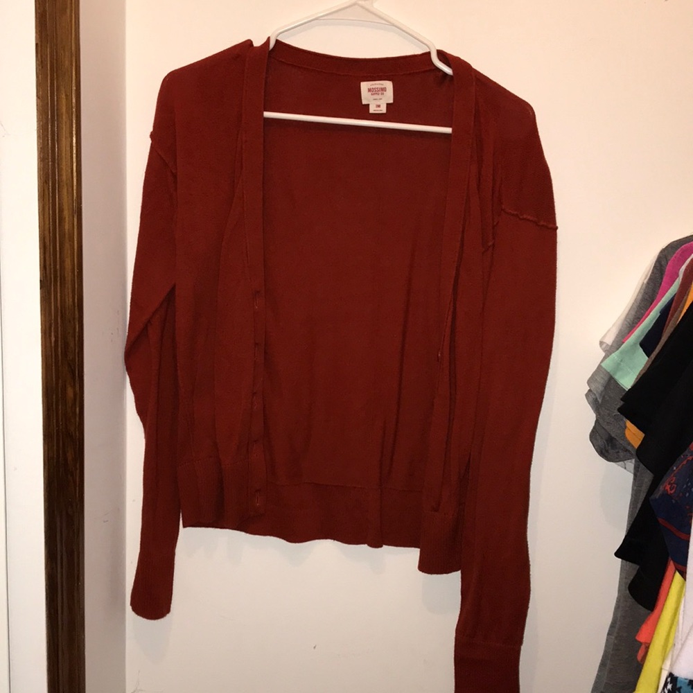 Mossimo Burnt Orange Cardigan