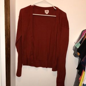 Mossimo Burnt Orange Cardigan