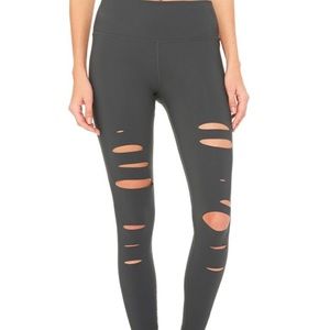 ALO YOGA High-Waist Ripped Warrior Legging