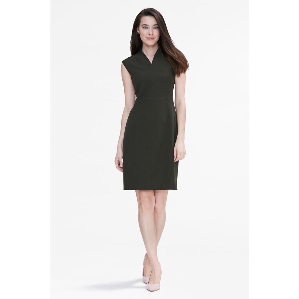 MM LAFLEUR Aditi 2.0 dress in Dark Pine