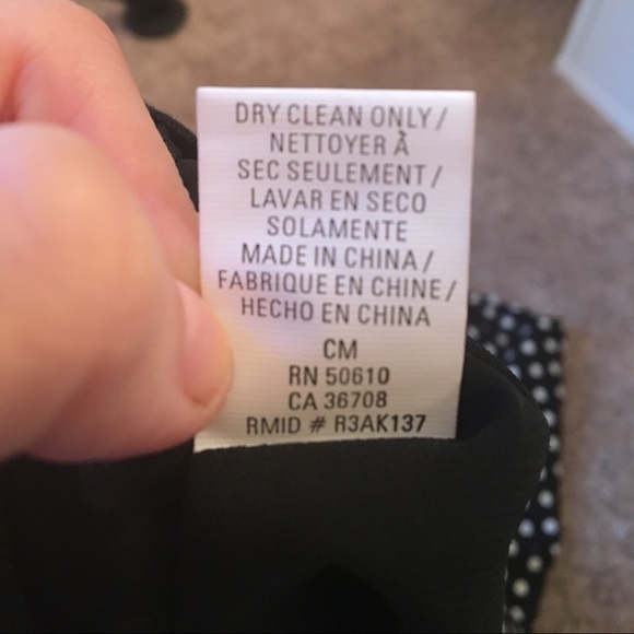 Fabulous Silk Anne Klein Polka Dot Skirt - Picture 6 of 7