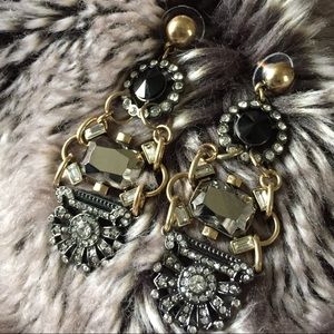 Glamorous hanging earrings