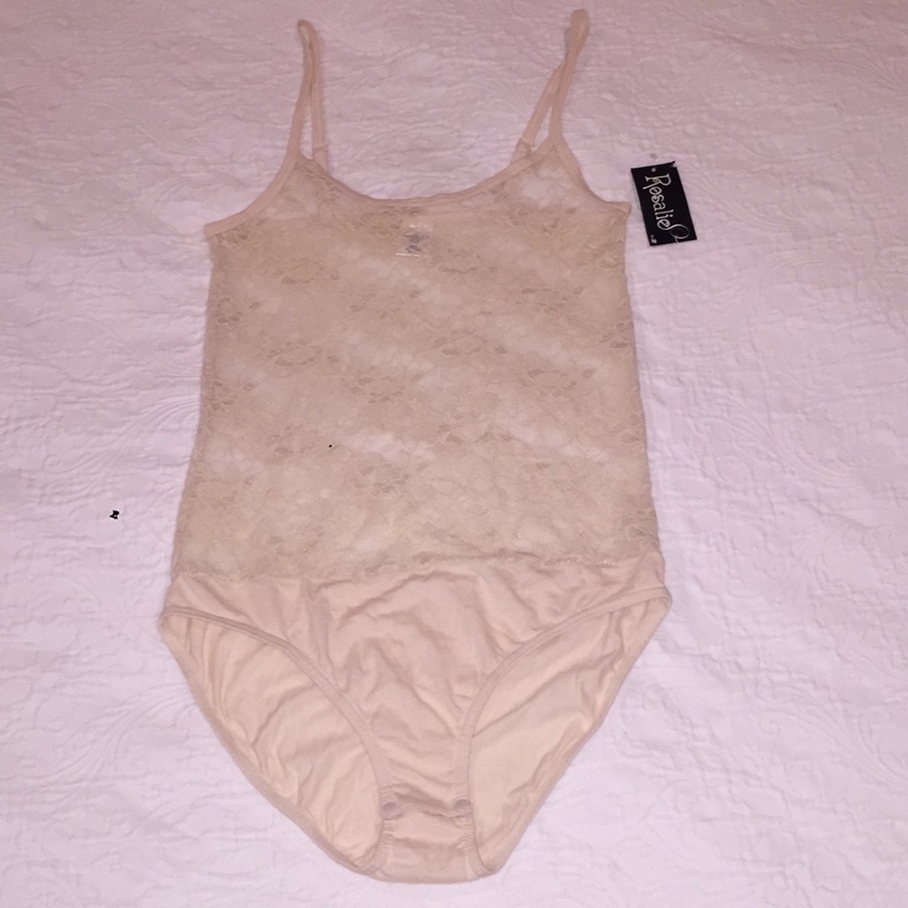 Cream Lace and Cotton Bodysuit ✨Brand New ✨