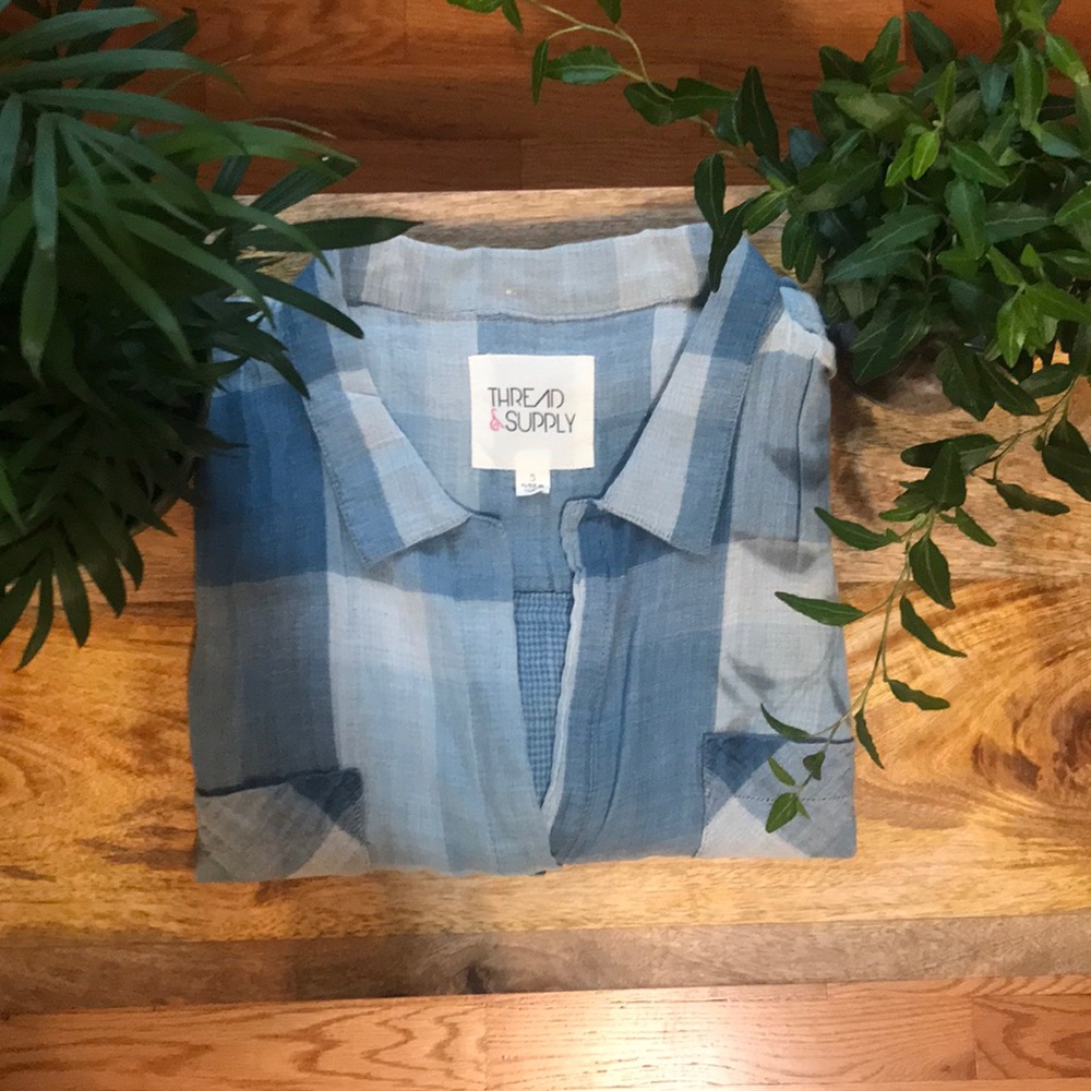 SOLD! Short Sleeve Button Down . : . NWOT